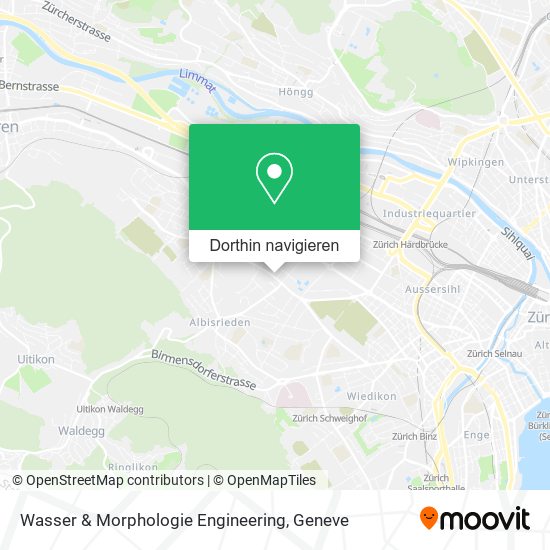 Wasser & Morphologie Engineering Karte