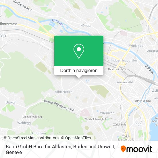 Babu GmbH Büro für Altlasten, Boden und Umwelt Karte