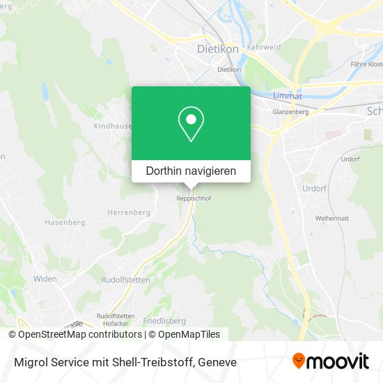 Migrol Service mit Shell-Treibstoff Karte