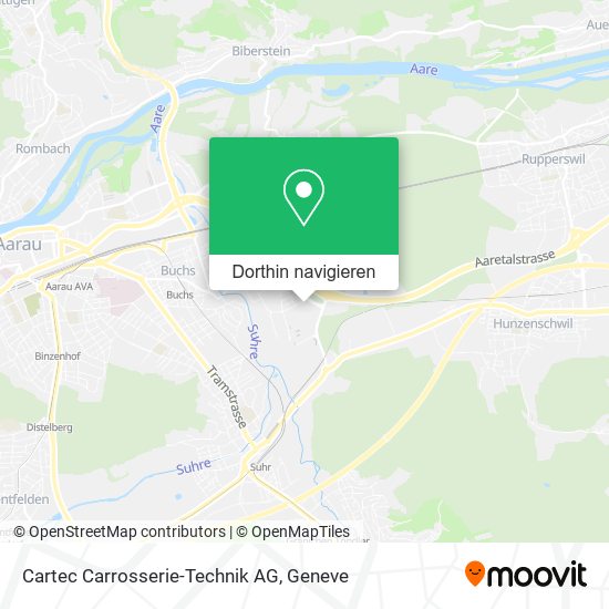 Cartec Carrosserie-Technik AG Karte