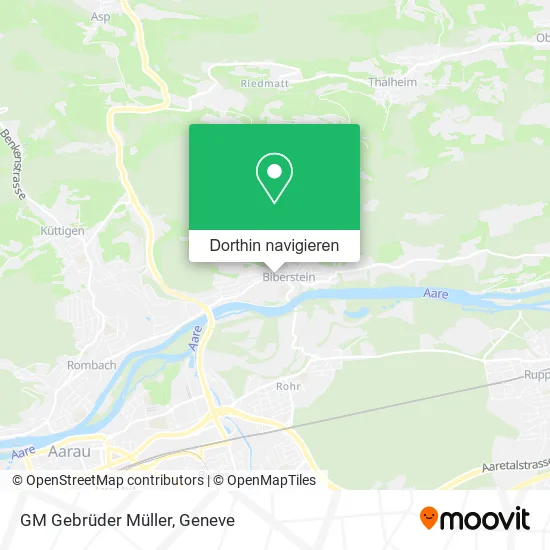 GM Gebrüder Müller Karte