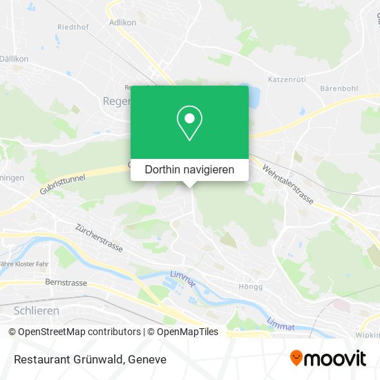Restaurant Grünwald Karte
