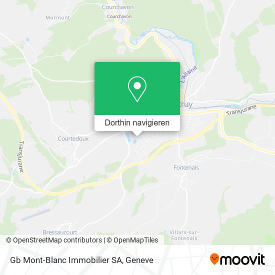Gb Mont-Blanc Immobilier SA Karte
