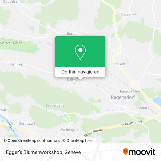Egger's Blumenworkshop Karte