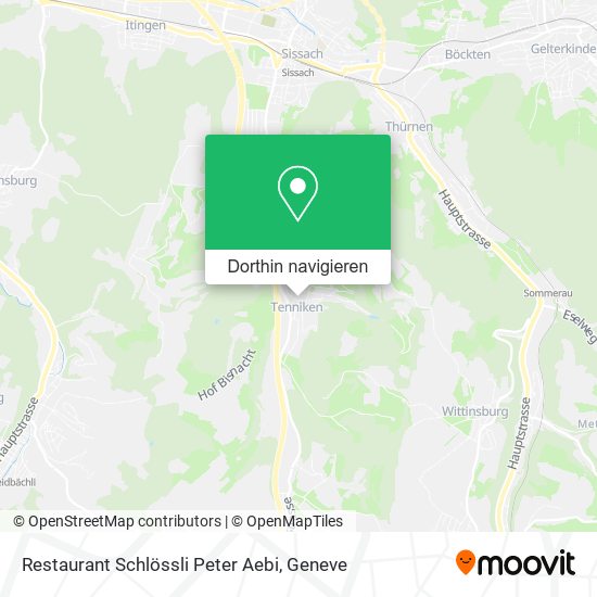 Restaurant Schlössli Peter Aebi Karte