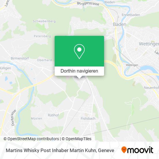 Martins Whisky Post Inhaber Martin Kuhn Karte