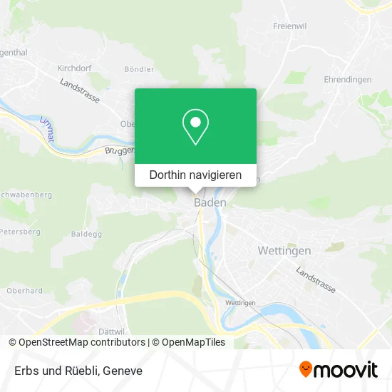 Erbs und Rüebli Karte