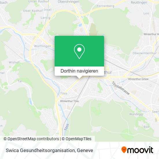 Swica Gesundheitsorganisation Karte