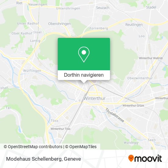 Modehaus Schellenberg Karte