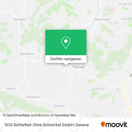 SOS-Sicherheit Ohne Schnörkel GmbH Karte