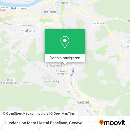 Hundesalon Mara Liestal Baselland Karte