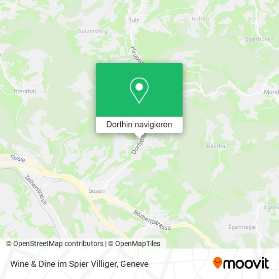 Wine & Dine im Spier Villiger Karte