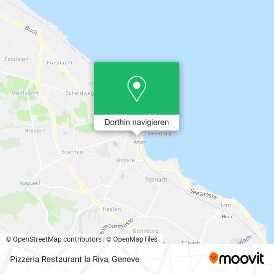 Pizzeria Restaurant la Riva Karte