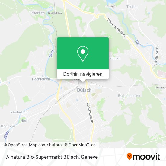 Alnatura Bio-Supermarkt Bülach Karte