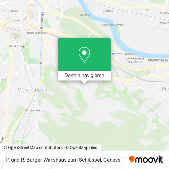 P. und R. Burger Wirtshaus zum Schlüssel Karte