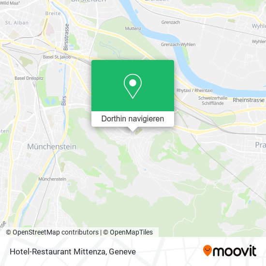 Hotel-Restaurant Mittenza Karte
