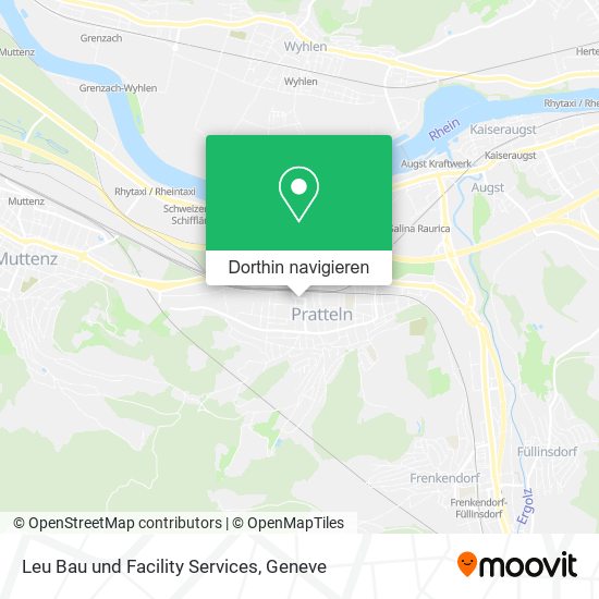 Leu Bau und Facility Services Karte