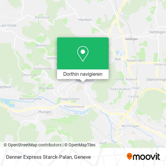 Denner Express Starck-Palan Karte