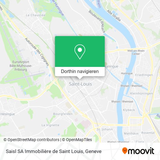Saisl SA Immobilière de Saint Louis Karte