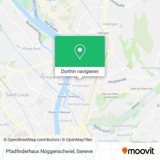 Pfadfinderhaus Nöggenschwiel Karte