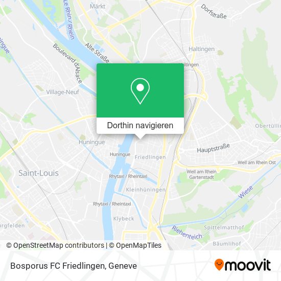 Bosporus FC Friedlingen Karte