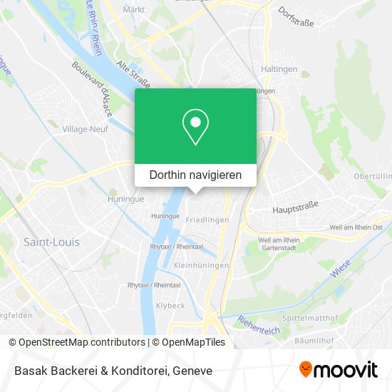Basak Backerei & Konditorei Karte