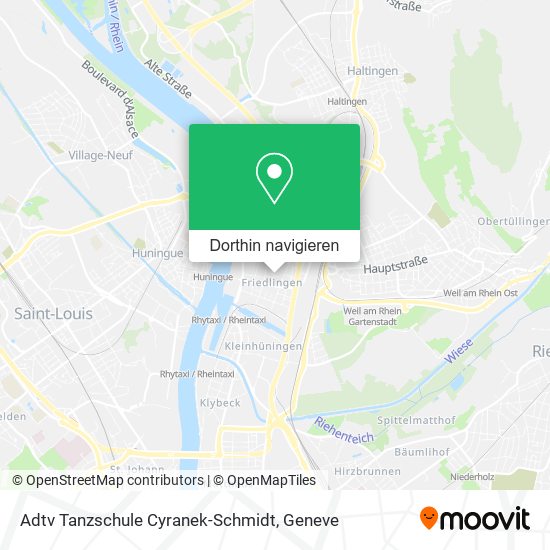 Adtv Tanzschule Cyranek-Schmidt Karte