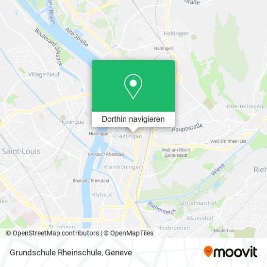 Grundschule Rheinschule Karte