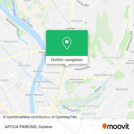 APCOA PARKING Karte