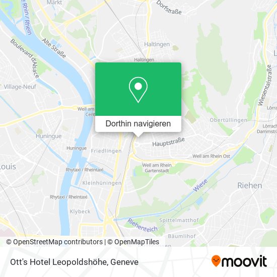Ott's Hotel Leopoldshöhe Karte