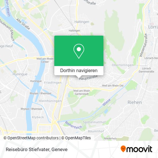 Reisebüro Stiefvater Karte