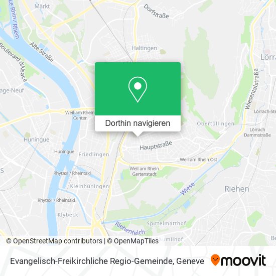 Evangelisch-Freikirchliche Regio-Gemeinde Karte