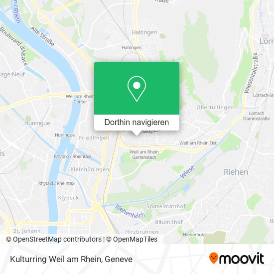 Kulturring Weil am Rhein Karte