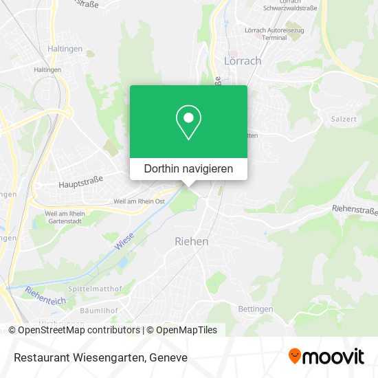 Restaurant Wiesengarten Karte