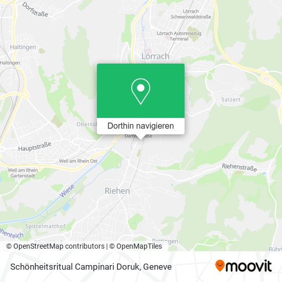 Schönheitsritual Campinari Doruk Karte