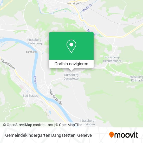 Gemeindekindergarten Dangstetten Karte