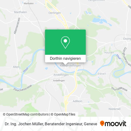 Dr. Ing. Jochen Müller, Beratender Ingenieur Karte