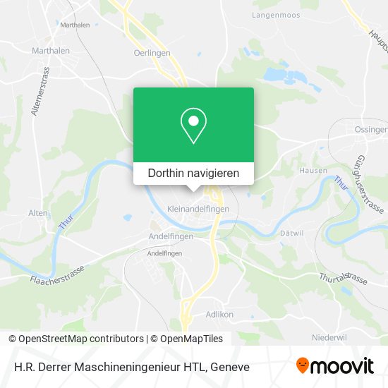 H.R. Derrer Maschineningenieur HTL Karte