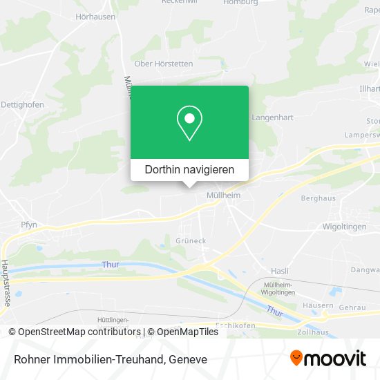 Rohner Immobilien-Treuhand Karte
