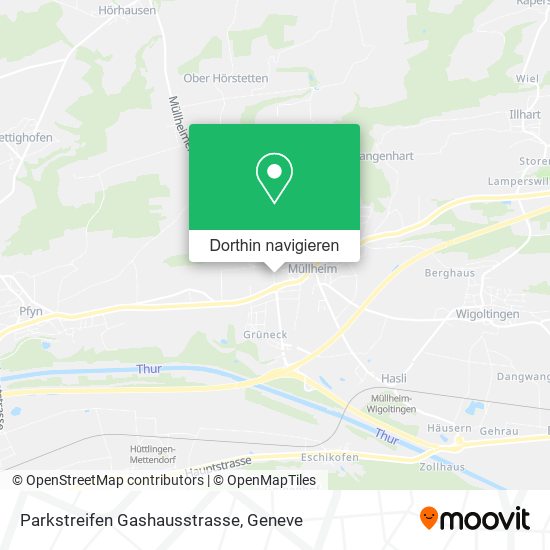 Parkstreifen Gashausstrasse Karte