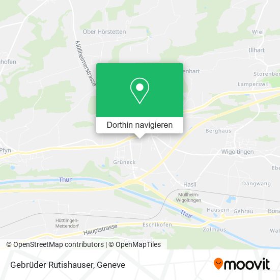 Gebrüder Rutishauser Karte