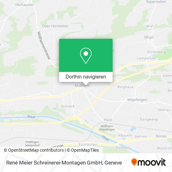 René Meier Schreinerei-Montagen GmbH Karte