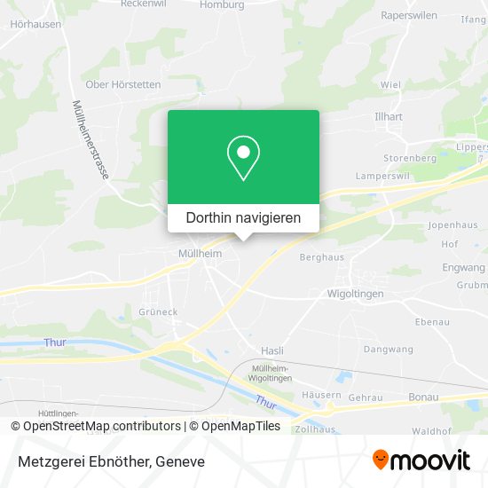 Metzgerei Ebnöther Karte