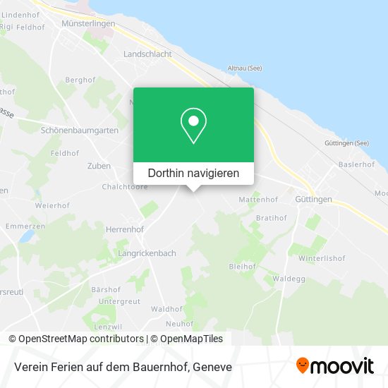 Verein Ferien auf dem Bauernhof Karte