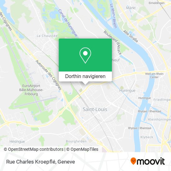 Rue Charles Kroepflé Karte