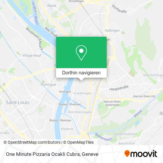 One Minute Pizzaria Ocakli Cubra Karte