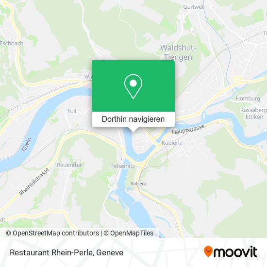 Restaurant Rhein-Perle Karte