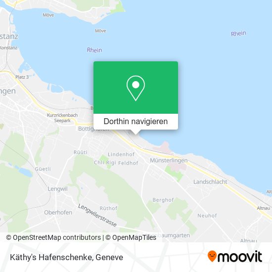Käthy's Hafenschenke Karte