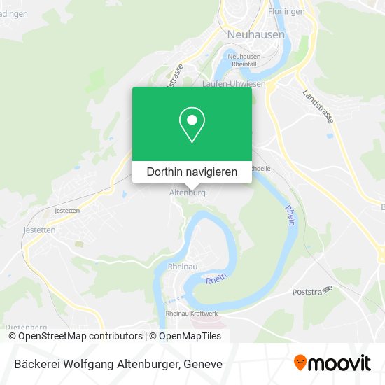 Bäckerei Wolfgang Altenburger Karte