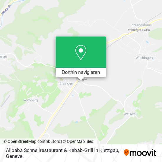 Alibaba Schnellrestaurant & Kebab-Grill in Klettgau Karte